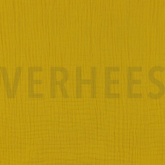 DOUBLE GAUZE GOTS DARK YELLOW #7