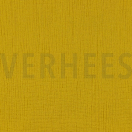 DOUBLE GAUZE GOTS DARK YELLOW (hover)