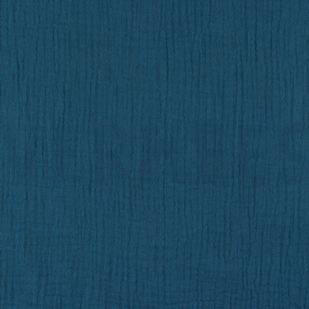 DOUBLE GAUZE GOTS PETROL (hover)