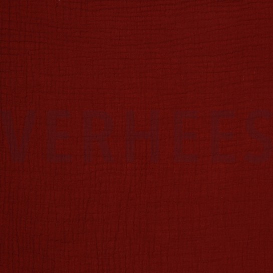 MUSSELIN GOTS BORDEAUXROT #7