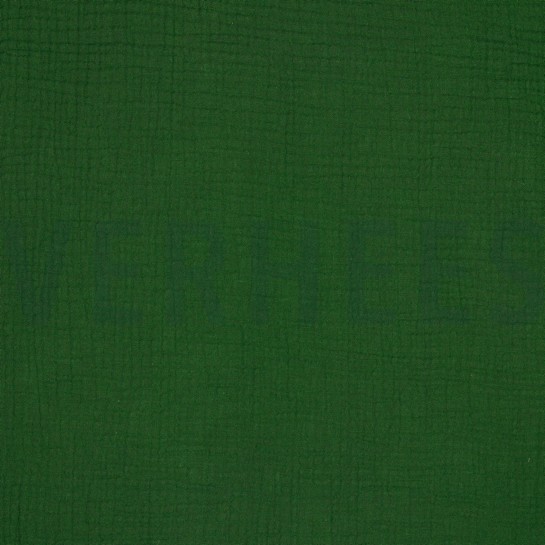 DOUBLE GAUZE GOTS DARK GREEN #7