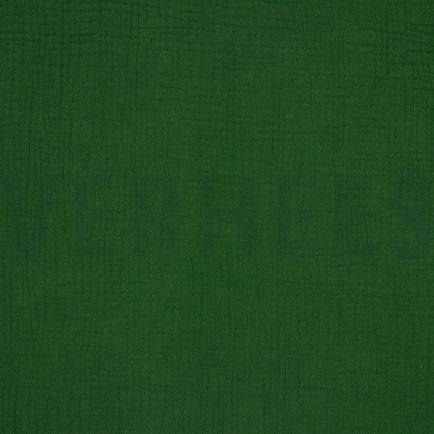 DOUBLE GAUZE GOTS DARK GREEN (hover)