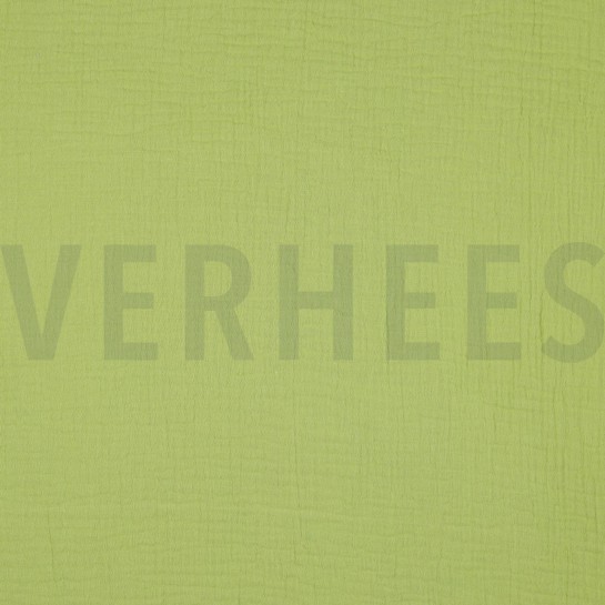 DOUBLE GAUZE GOTS OLD LIME #7