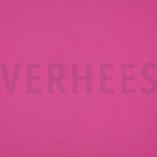 DOUBLE GAUZE GOTS CERISE #7