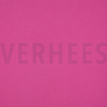 DOUBLE GAUZE GOTS CERISE (hover)