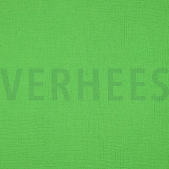 DOUBLE GAUZE GOTS GREEN NEON #7