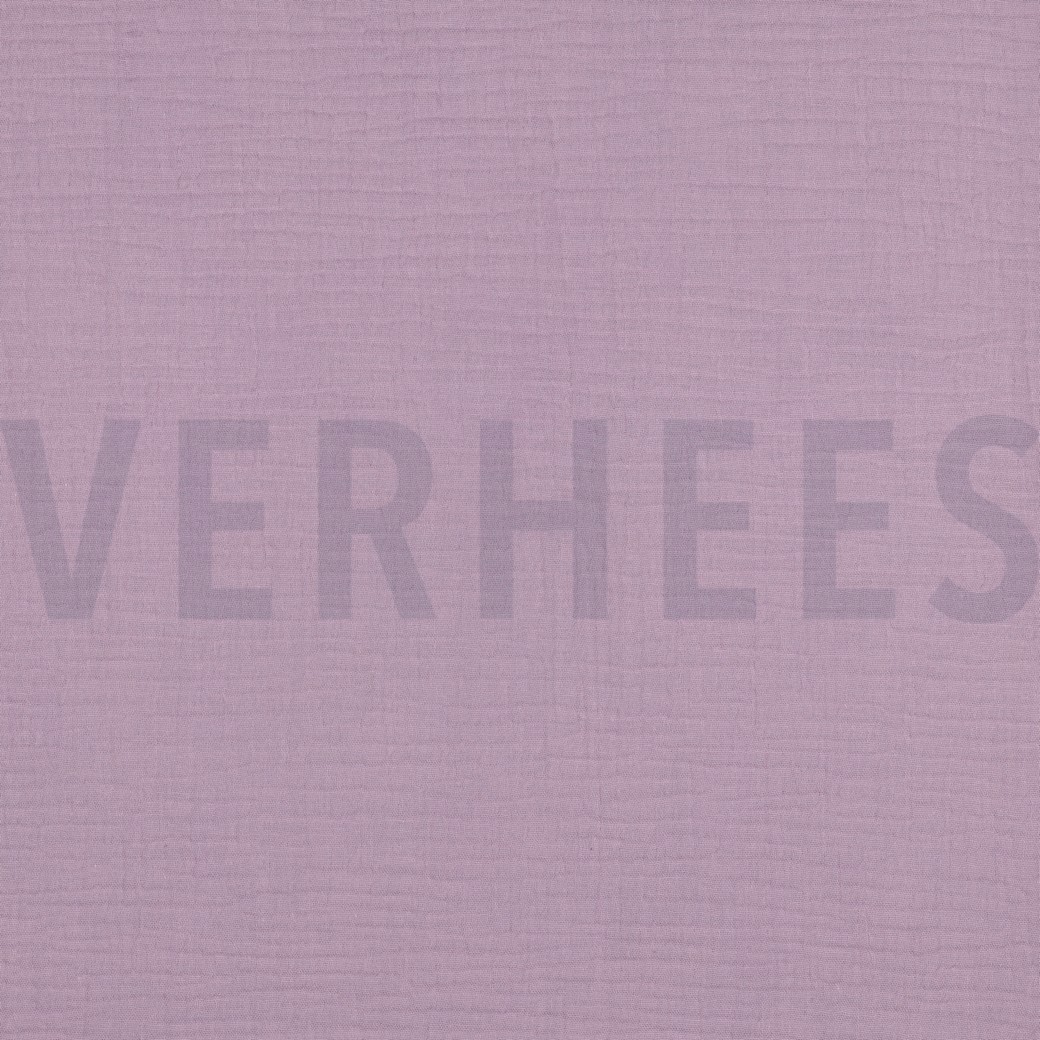 DOUBLE GAUZE GOTS LIGHT LILAC