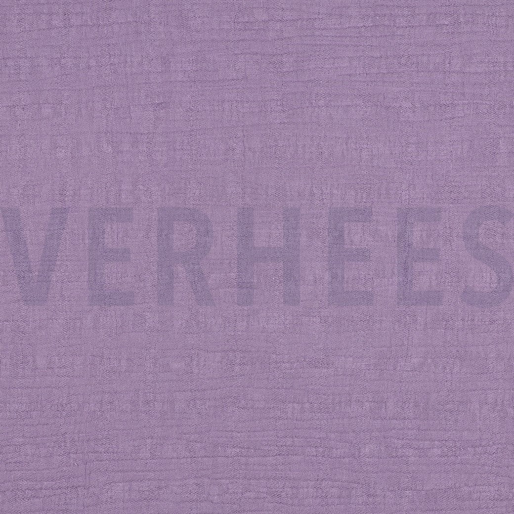 DOUBLE GAUZE GOTS DARK LILAC