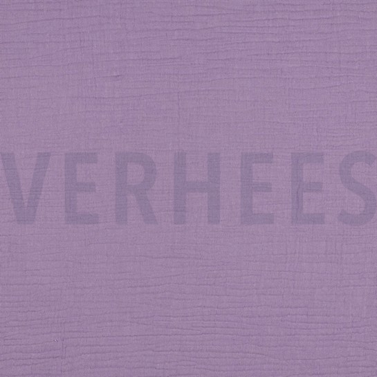 DOUBLE GAUZE GOTS DARK LILAC #7