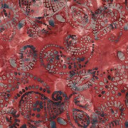 HANDCRAFTED BATIK COTTON DARK RED (thumbnail)
