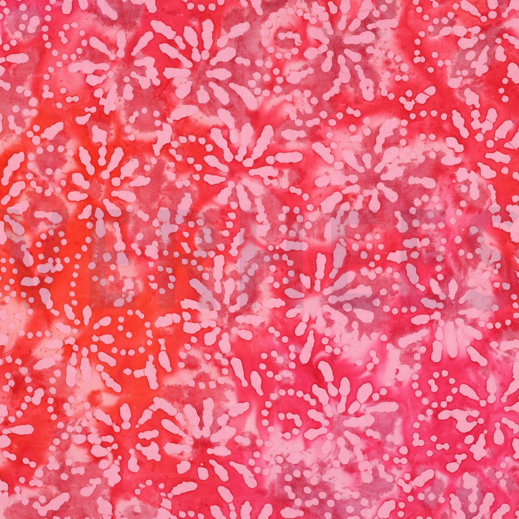 HANDCRAFTED BATIK COTTON CORAL
