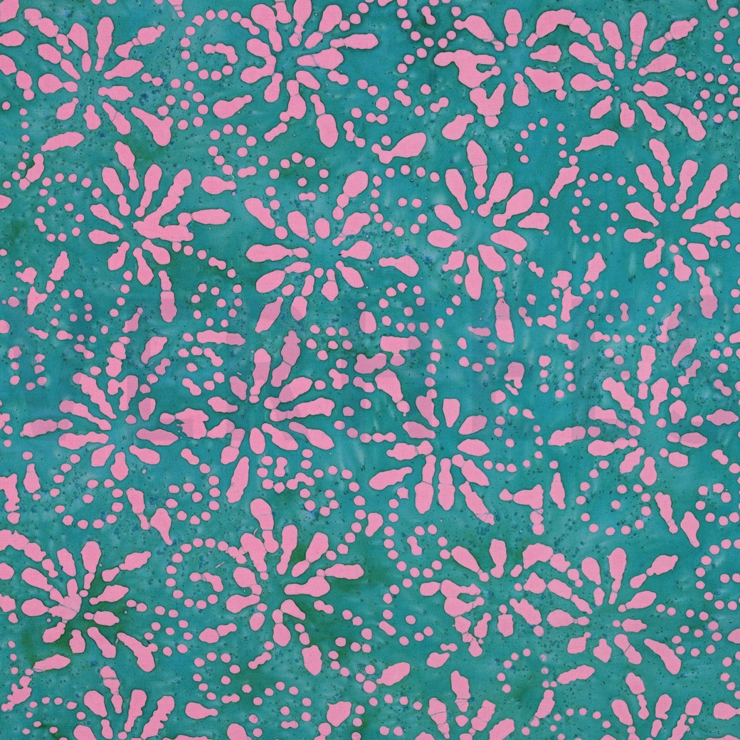 HANDCRAFTED BATIK COTTON TURQOISE