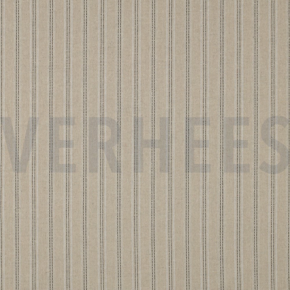 LINEN VISCOSE LUREX STRIPES ECRU (hover)