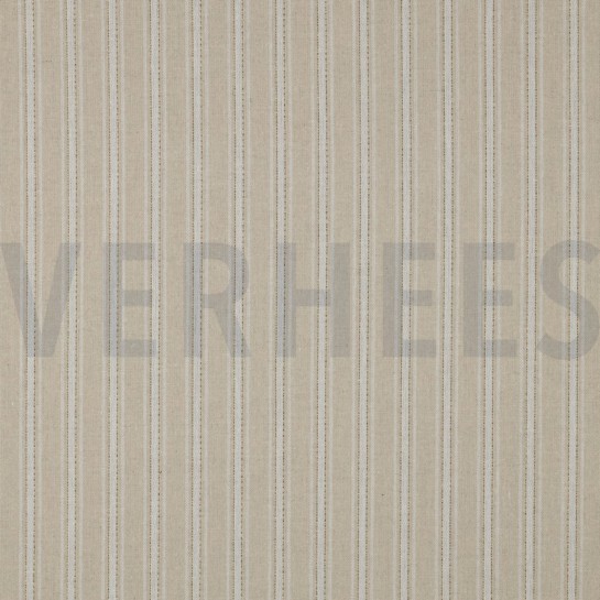 LINEN VISCOSE LUREX STRIPES ECRU #7