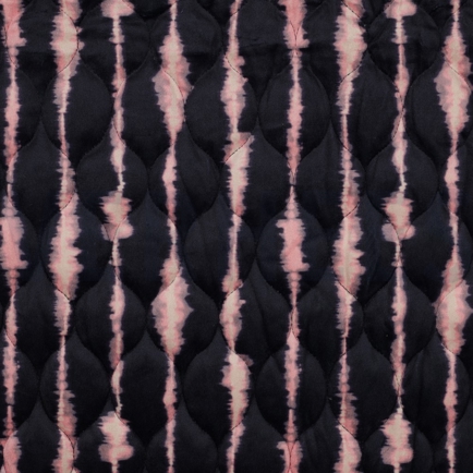 STEPPED VELVET DIGITAL STRIPES NAVY (hover)