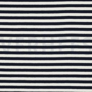 RIB YARN DYED STRIPE NAVY/ECRU (thumbnail)