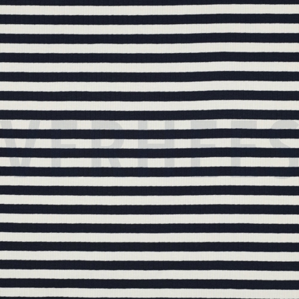 RIPPEN GARNGEFÄRBT STREIFEN MARINEBLAU / ECRU (hover)