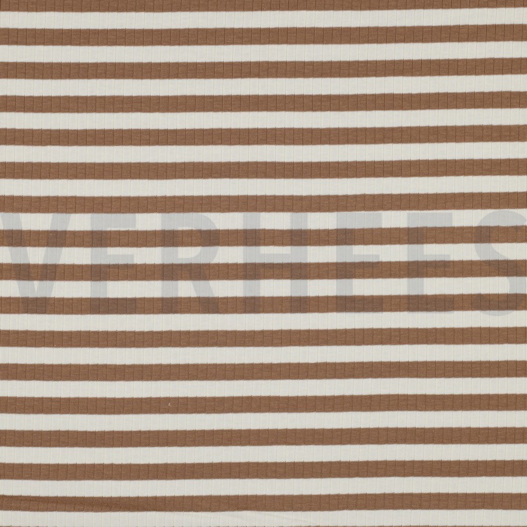 RIB YARN DYED STRIPE CINNAMON