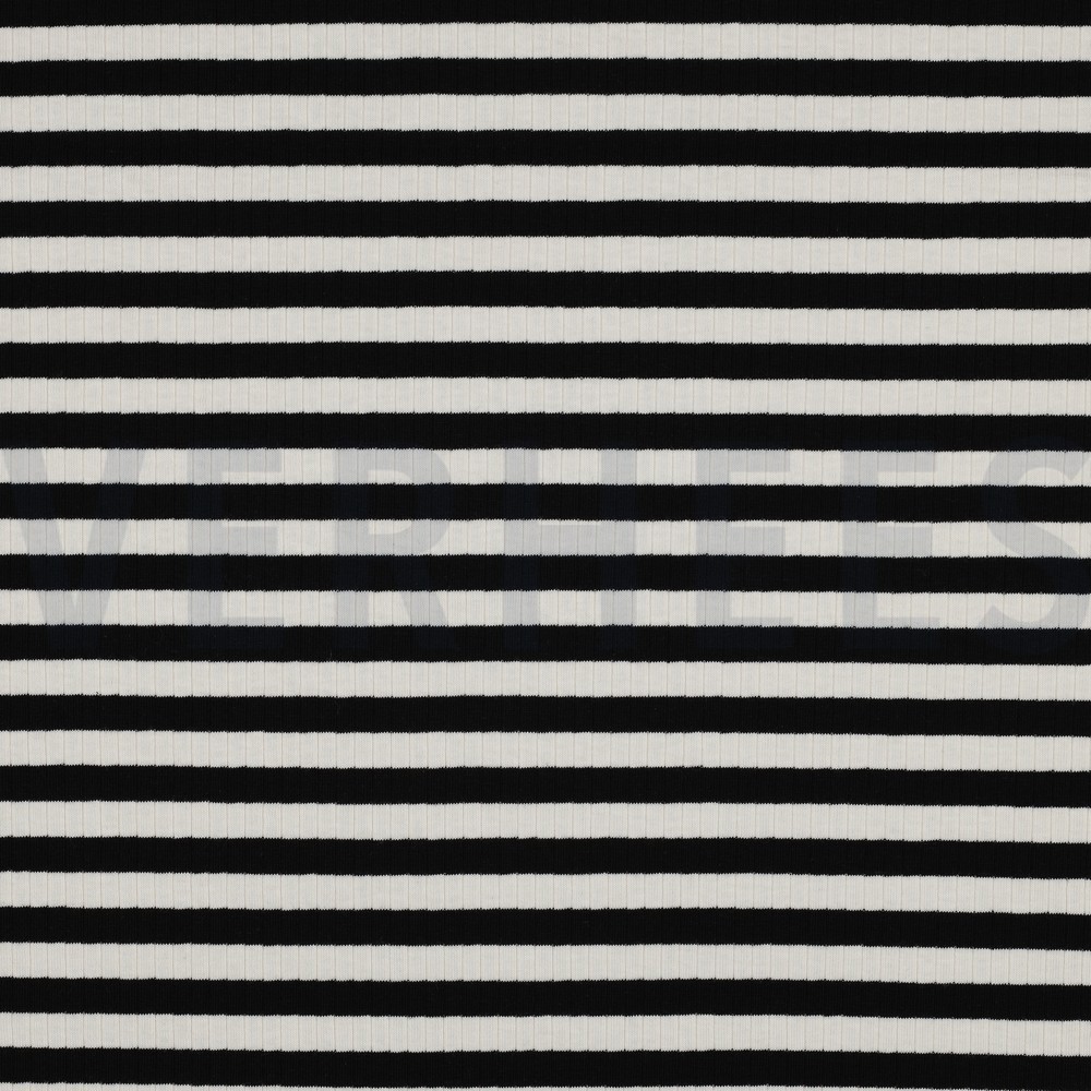 RIB YARN DYED STRIPE BLACK