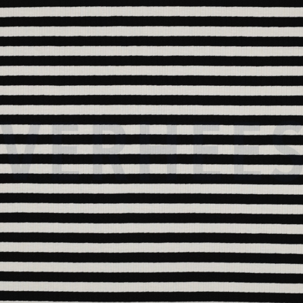 RIB YARN DYED STRIPES BLACK (hover)