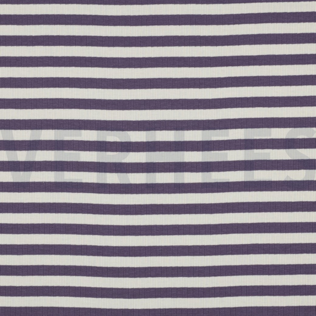 RIB YARN DYED STRIPE GRAPE