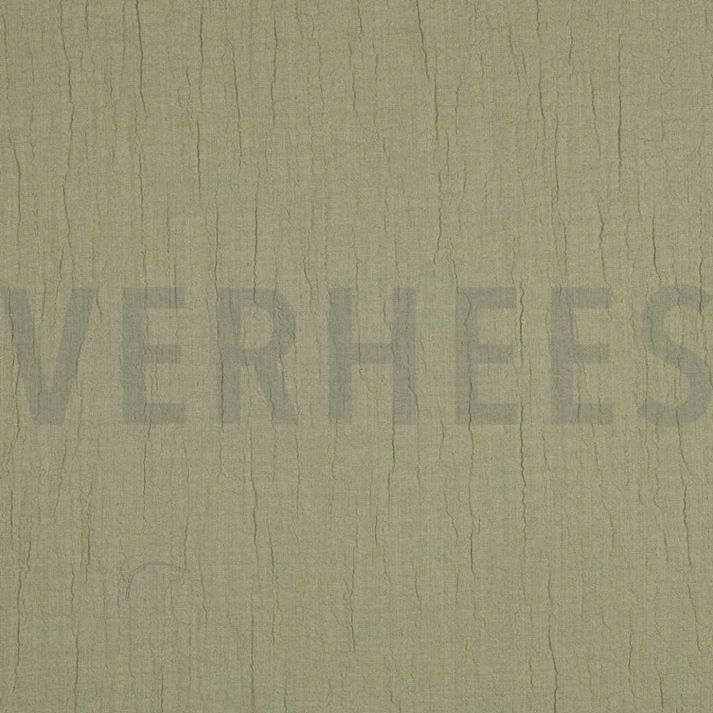 DOUBLE GAUZE SLUB OLIVE