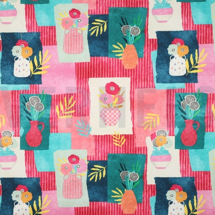 CANVAS DIGITAL TOSSED VASES NERIDA HANSEN HELLROSA (hover)