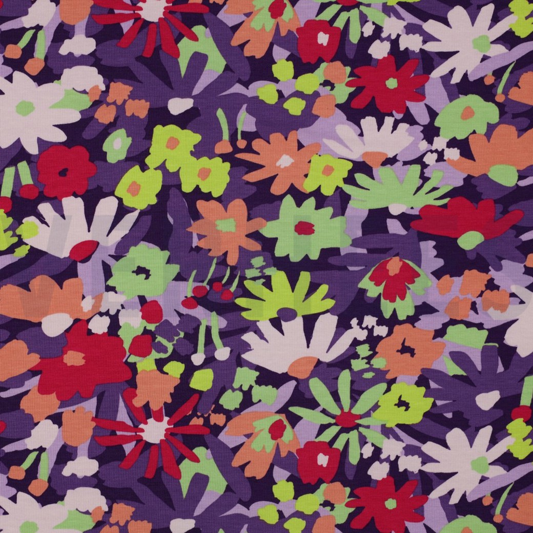 JERSEY GOTS POP BLOSSOM NERIDA HANSEN DARK PURPLE