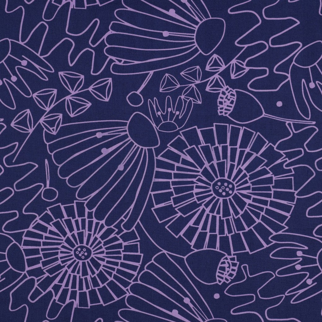 FINE POPLIN EDEN NERIDA HANSEN NAVY
