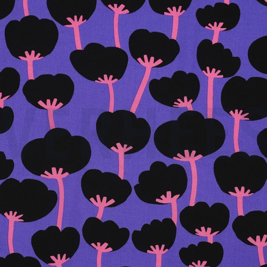 LENZING™ ECOVERO™ MOHNBLUMEN NERIDA HANSEN LILA/VIOLETT #7