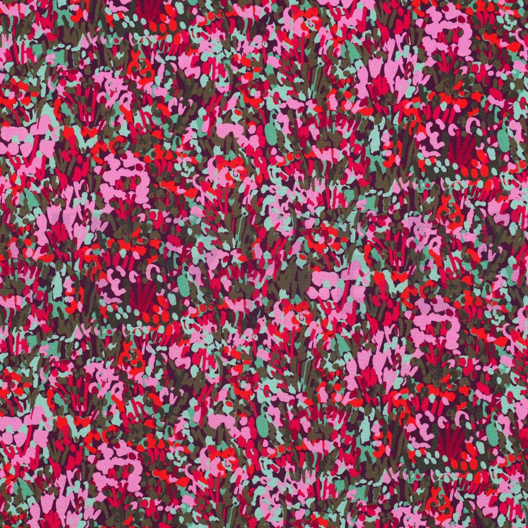 LENZING ECOVERO DIGITAL COLOURFUL GARDEN NERIDA HANSEN PLUM