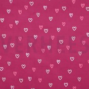 BABYCORD FOIL HEARTS FUCHSIA (thumbnail)