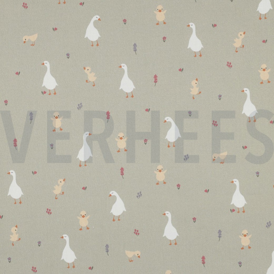 FINE POPLIN GOTS LITTLE GOOSE SAGE