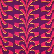 COTTON SATIN ABSTRACT FLOWERS DARK PURPLE (thumbnail)