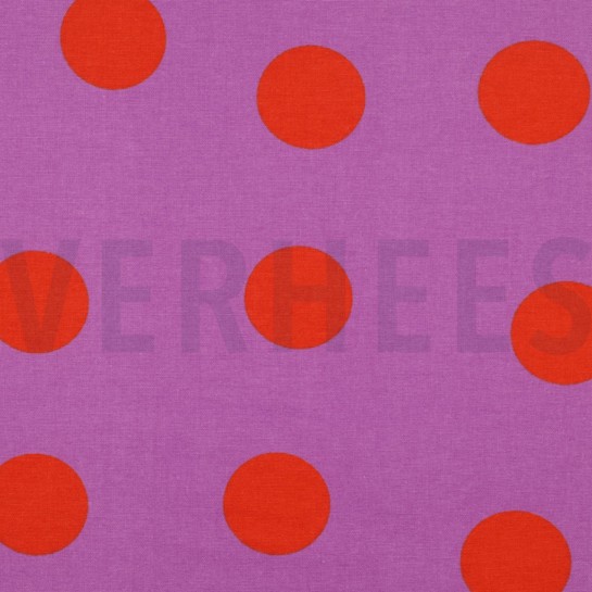FLANNEL DOTS LAVENDER #7
