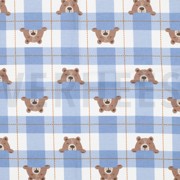 FLANNEL BEAR CHECK JEANS (thumbnail)