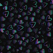 JERSEY DIGITAL HEARTS BLACK (thumbnail)