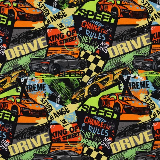JERSEY DIGITAL FAST CARS MULTICOLOUR #7