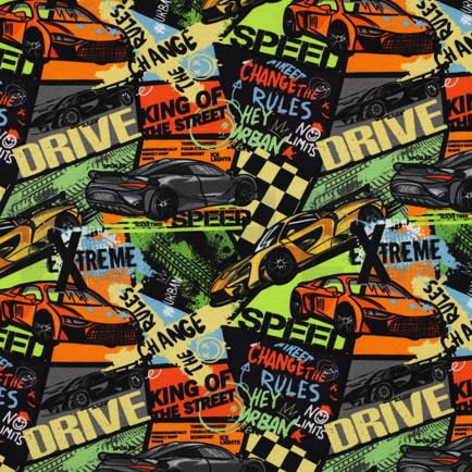 JERSEY DIGITAL SCHNELLE AUTOS MEHRFARBIG (hover)