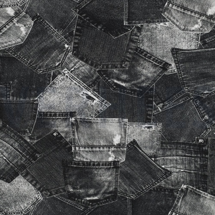 JERSEY DIGITAAL JEANS ZAKKEN DONKERGRIJS (hover)