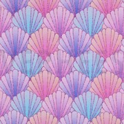FRENCH TERRY DIGITAL SEASHELLS PURPLE (thumbnail)