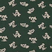 JERSEY GOTS KOALAS DARK GREEN (thumbnail)