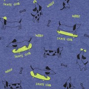 JERSEY MELANGE SKATE CLUB COBALT MELANGE (thumbnail)
