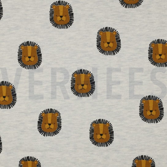 SWEAT MELANGE LÖWEN ECRU MELIERT #7