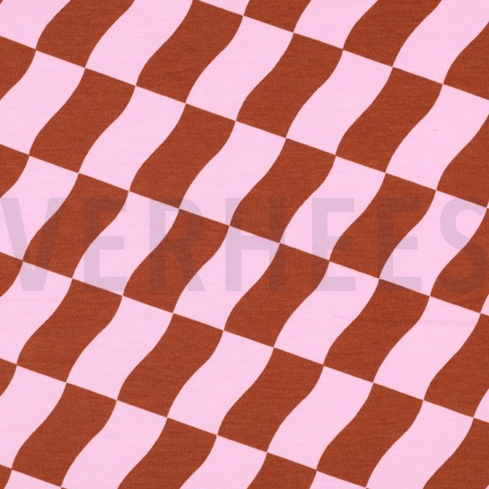 SOFT SWEAT RUITEN ROZE / BRUIN #7