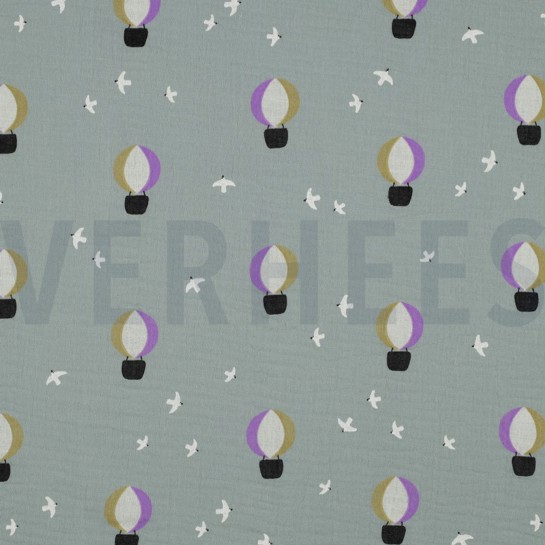 DOUBLE GAUZE HETELUCHTBALLONNEN NILEGROEN #7