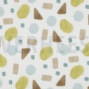 WAFFLE DIGITAL SHAPES WHITE / YELLOW (thumbnail)