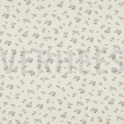 WAFFELJERSEY BLUMEN ECRU (hover)