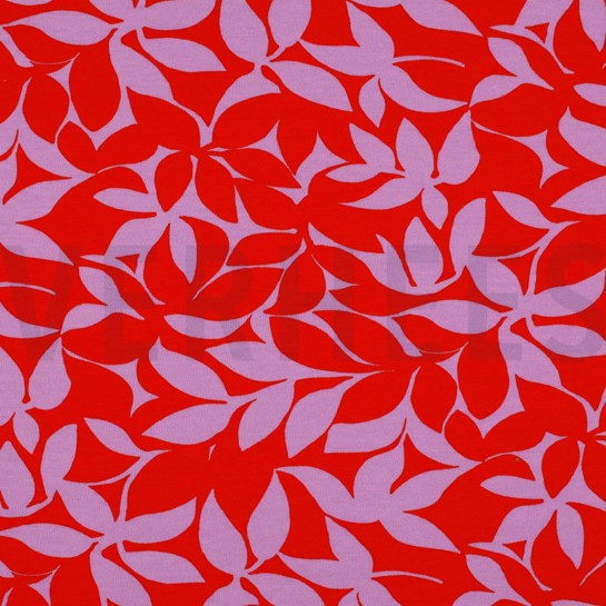 SOFT SWEAT BLÄTTER ROSA / ROT #7