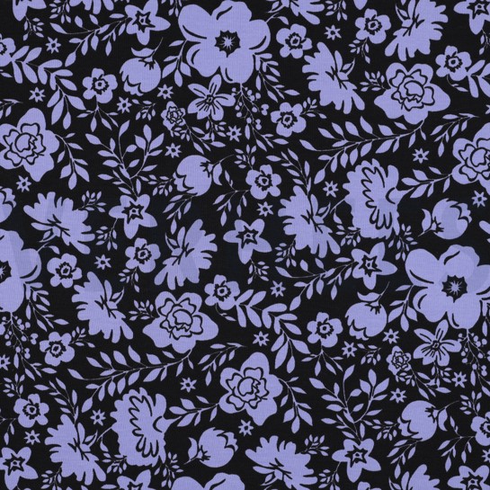 JERSEY BLUMEN SCHWARZ #7